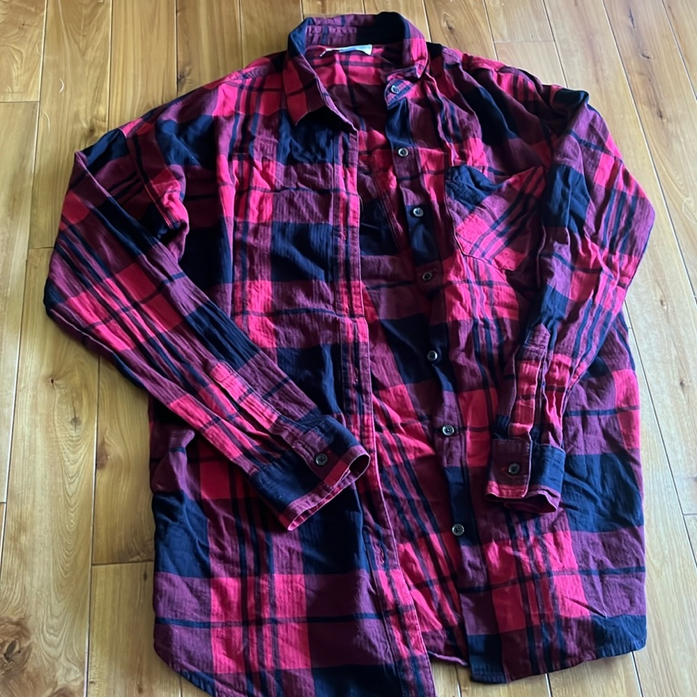 Old Navy Boyfriend Fit Flannel